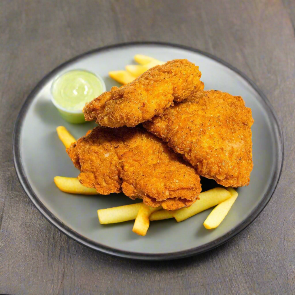 Divine Co. zinger thigh fillets – tender, marinated chicken fillets with bold, spicy flavor