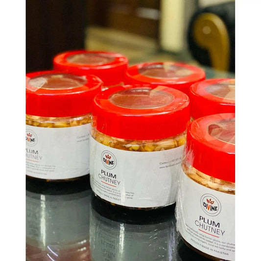 Signature plum chutney - Aloo bukhara chutney - Divine Co.