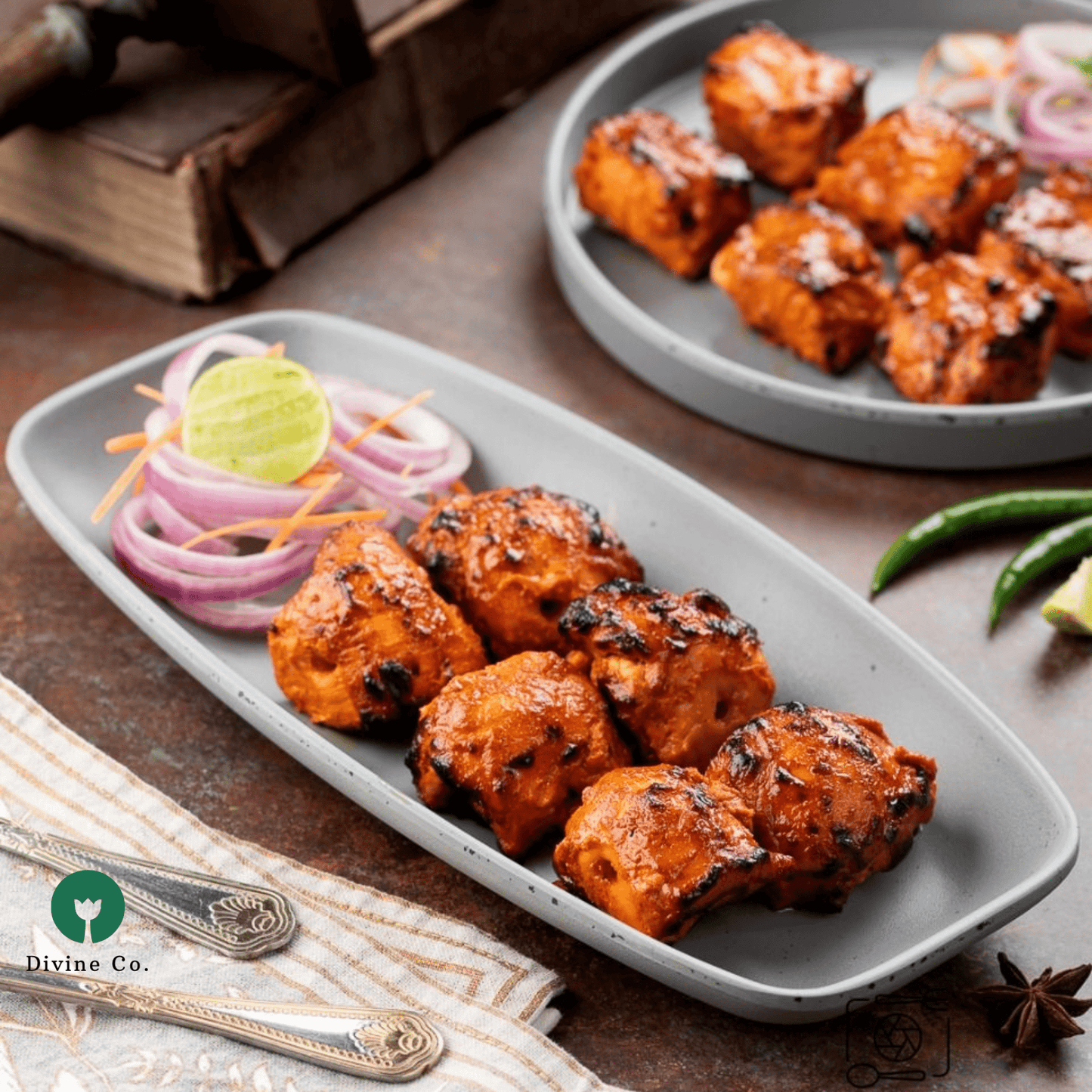 Chicken tikka pieces - Frozen - Divine Co.