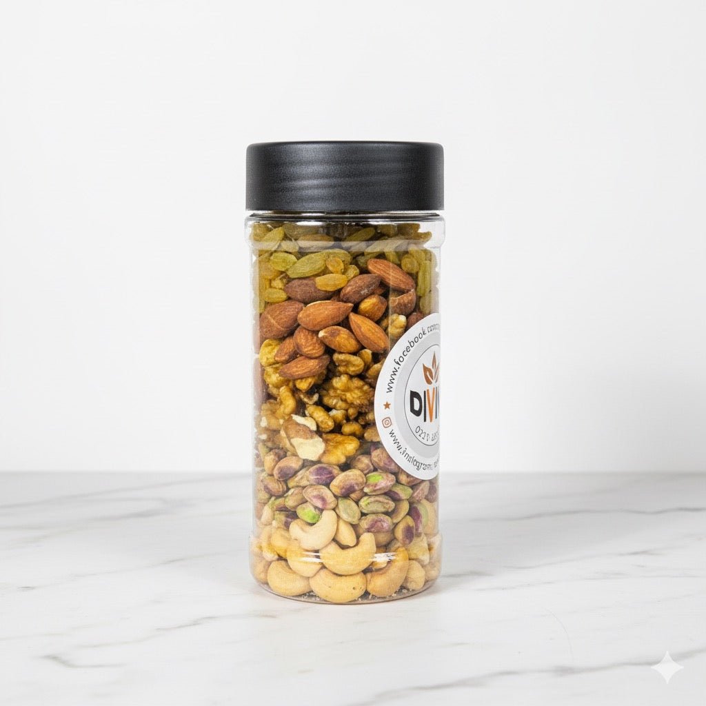 Luxury premium mix nut jar - Divine Co.