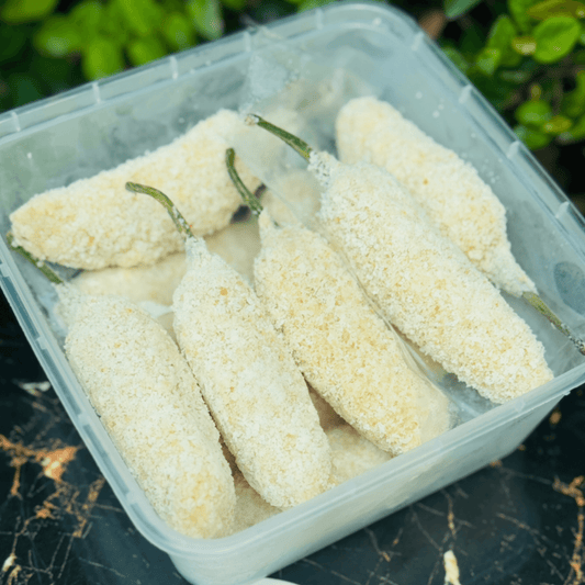 Peri bites – crunchy on the outside, tender chicken inside with a zesty peri-peri flavor