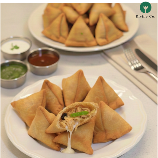 Chicken Pizza Samosa