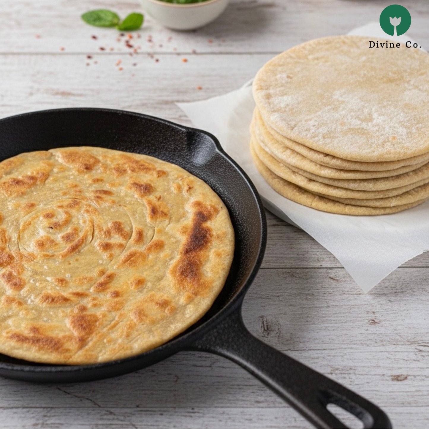 Frozen parathas-Homemade