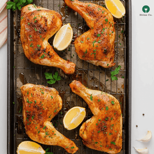Leg thigh chicken pieces