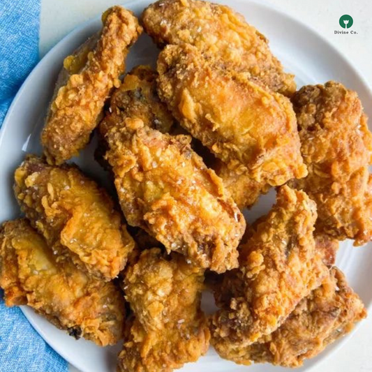 Crispy fried wings